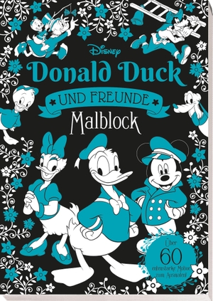 Panini. Disney Donald Duck und Freunde: Malblock: über 60 entenstarke Motive zum Ausmalen! - Block mit Goldfolienpägung. Panini Verlags GmbH, 2024.