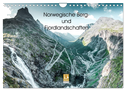 Norwegische Berg- und Fjordlandschaften (Wandkalender 2024 DIN A4 quer), CALVENDO Monatskalender