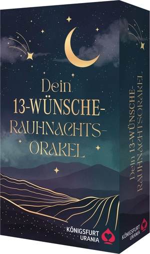 Königsfurt-Urania Verlag GmbH (Hrsg.). Dein 13-Wünsche Raunachts-Orakel - 37 farbige Karten und Wünschezetteln und einem 48-seitigem Booklet. Königsfurt-Urania, 2026.