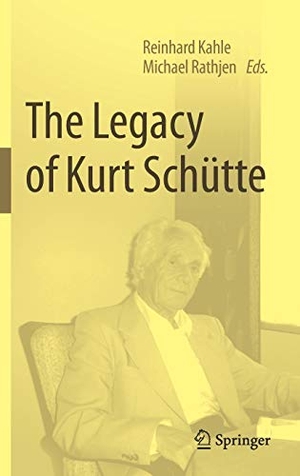 Rathjen, Michael / Reinhard Kahle (Hrsg.). The Legacy of Kurt Schütte. Springer International Publishing, 2020.