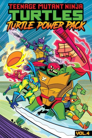 Burnham, Erik / Matthew K. Manning. Teenage Mutant Ninja Turtles: Turtle Power Pack, Vol. 4. Idea & Design Works, 2026.