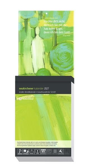 Puttkammer, Annegret / Roland Jaeckle et al (Hrsg.). Neukirchener Kalender 2027 - Großer Abreißkalender in lesefreundlicher Schrift. Neukirchener Kalenderverl, 2026.