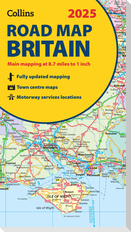 2025 Collins Road Map of Britain