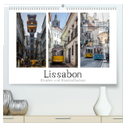 Lissabon - Straßen- & Standseilbahnen (hochwertiger Premium Wandkalender 2025 DIN A2 quer), Kunstdruck in Hochglanz