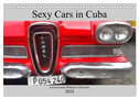 Sexy Cars in Cuba - Faszinierende Oldtimer in Havanna (Tischkalender 2024 DIN A5 quer), CALVENDO Monatskalender
