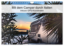 Mit dem Camper durch Italien - inklusiv GPS-Koordinaten (Wandkalender 2024 DIN A4 quer), CALVENDO Monatskalender