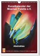 Kunstkalender der Moerser Palette e.V. - Abstraktes (Wandkalender 2024 DIN A4 hoch), CALVENDO Monatskalender