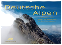 Deutsche Alpen, eine Reise von Lindau am Bodensee bis Berchtesgaden (Wandkalender 2024 DIN A2 quer), CALVENDO Monatskalender
