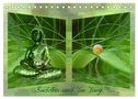 Buddha und Yin Yang (Tischkalender 2025 DIN A5 quer), CALVENDO Monatskalender