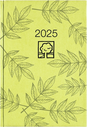 Zettler Kalender (Hrsg.). Buchkalender grün 2025 - Bürokalender 14,5x21 cm - 1 Tag auf 1 Seite - Kartoneinband, Recyclingpapier - Stundeneinteilung 7 - 19 Uhr - 876-0713. Neumann Verlage GmbH & Co, 2024.