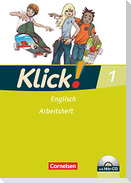 Klick! Englisch 1: 5. Schuljahr. Arbeitsheft mit Hör-CD