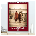 MYANMAR SPIRITUELL 2024 (hochwertiger Premium Wandkalender 2024 DIN A2 hoch), Kunstdruck in Hochglanz