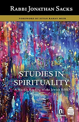Sacks, Jonathan. Studies in Spirituality. Maggid, 2021.