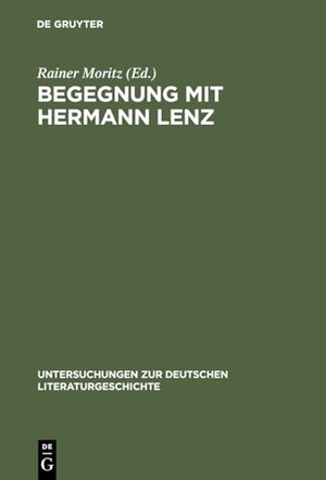 Moritz, Rainer (Hrsg.). Begegnung mit Hermann Lenz - Künzelsauer Symposion. De Gruyter, 1996.