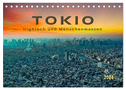Tokio - Hightech und Menschenmassen (Tischkalender 2024 DIN A5 quer), CALVENDO Monatskalender