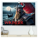 Kampf der wilden Wikinger (hochwertiger Premium Wandkalender 2025 DIN A2 quer), Kunstdruck in Hochglanz