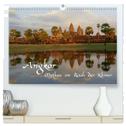 Angkor - Mythos im Reich der Khmer (hochwertiger Premium Wandkalender 2024 DIN A2 quer), Kunstdruck in Hochglanz