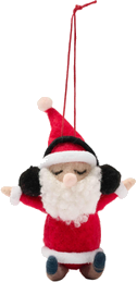 Weihnachtswunderland, Dekofigur 'Rock 'n' Roll Santa'