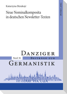 Neue Nominalkomposita in deutschen Newsletter-Texten
