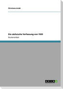 Die sächsische Verfassung von 1920