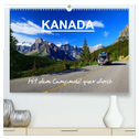 KANADA - Mit Campmobil quer durch (hochwertiger Premium Wandkalender 2024 DIN A2 quer), Kunstdruck in Hochglanz