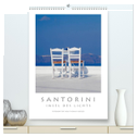 SANTORINI - INSEL DES LICHTS (hochwertiger Premium Wandkalender 2024 DIN A2 hoch), Kunstdruck in Hochglanz