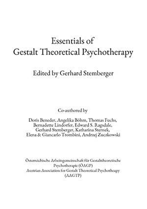 Beneder, Doris / Trombini, Giancarlo et al. Essentials of Gestalt Theoretical Psychotherapy. Books on Demand, 2022.