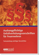 Aushangpflichtige Unfallverhütungsvorschriften für Feuerwehren