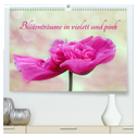 Blütenträume in violett und pink (hochwertiger Premium Wandkalender 2024 DIN A2 quer), Kunstdruck in Hochglanz