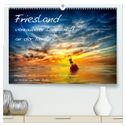 Friesland - verzauberte Landschaft an der Nordsee / CH-Version (hochwertiger Premium Wandkalender 2024 DIN A2 quer), Kunstdruck in Hochglanz