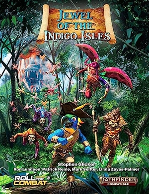 Glicker, Stephen / Lundeen, Ron et al. Battlezoo Jewel of the Indigo Isles (Pathfinder 2e). Diamond Comic Distributors, 2023.