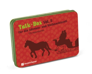 Filker, Claudia / Hanna Schott. Talk-Box Vol. 8 - Für die Advents- und Weihnachtszeit - 120 Fragekarten. Neukirchener Verlag, 2017.