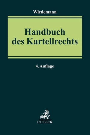 Wiedemann, Gerhard (Hrsg.). Handbuch des Kartellrechts. C.H. Beck, 2020.