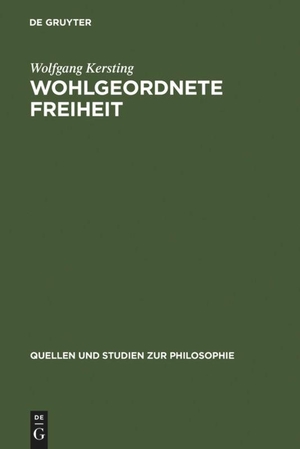 Kersting, Wolfgang. Wohlgeordnete Freiheit - Immanuel Kants Rechts- und Staatsphilosophie. De Gruyter, 1983.