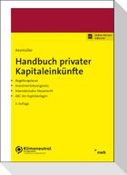 Handbuch privater Kapitaleinkünfte