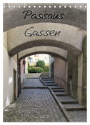 Passaus Gassen (Tischkalender 2024 DIN A5 hoch), CALVENDO Monatskalender
