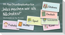 99 Mini-Stundenplankarten - "Was machen wir als Nächstes?"