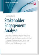 Stakeholder Engagement Analyse