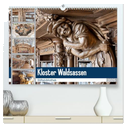 Kloster Waldsassen Stiftsbibliothek (hochwertiger Premium Wandkalender 2025 DIN A2 quer), Kunstdruck in Hochglanz