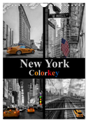 New York Colorkey (Wandkalender 2025 DIN A4 hoch), CALVENDO Monatskalender