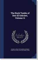 The Rock Tombs of Deir El Gebrâwi, Volume 11