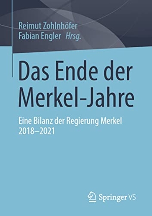 Engler, Fabian / Reimut Zohlnhöfer (Hrsg.). Das Ende der Merkel-Jahre - Eine Bilanz der Regierung Merkel 2018-2021. Springer Fachmedien Wiesbaden, 2022.