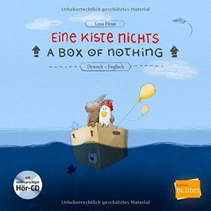 Hesse, Lena. Eine Kiste Nichts. Kinderbuch Deutsch-Englisch. Hueber Verlag GmbH, 2015.