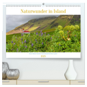 Naturwunder in Island (hochwertiger Premium Wandkalender 2025 DIN A2 quer), Kunstdruck in Hochglanz