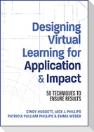 Designing Virtual Learning for Application and Impact