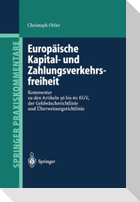 Europäische Kapital- und Zahlungsverkehrsfreiheit