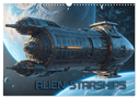 Alien Starships (Wandkalender 2025 DIN A3 quer), CALVENDO Monatskalender