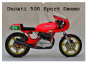 Ducati 500 Sport Desmo (Wandkalender 2024 DIN A2 quer), CALVENDO Monatskalender