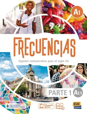Edinumen, Editorial (Hrsg.). Frecuencias A1 - Parte 1, A1.1 - Español comunicativo para el siglo XXI / Libro del alumno / Kursbuch + Code. Hueber Verlag GmbH, 2026.