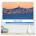 Marseille vom Frankfurter Taxifahrer Petrus Bodenstaff (hochwertiger Premium Wandkalender 2024 DIN A2 quer), Kunstdruck in Hochglanz